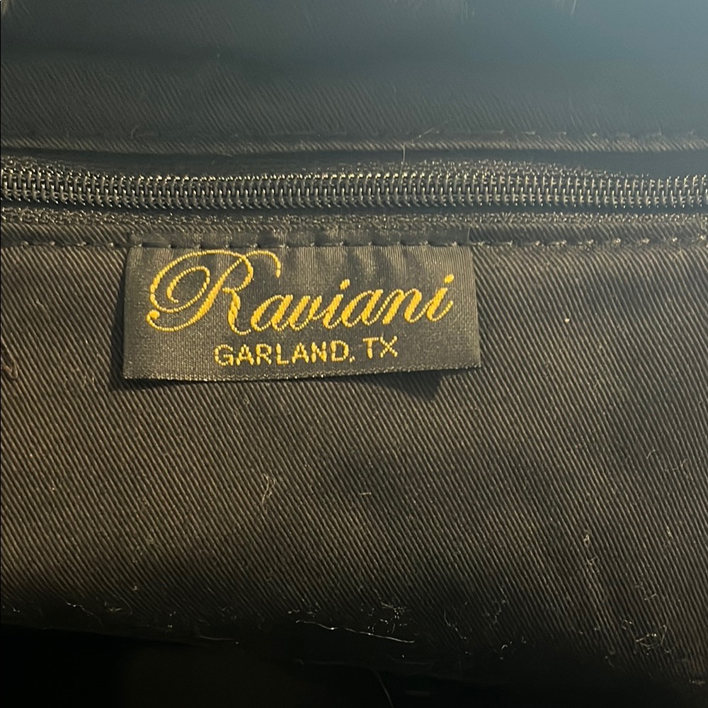 Raviani Brown Leopard Satchel with Gold Clasp - Picture 2 of 9